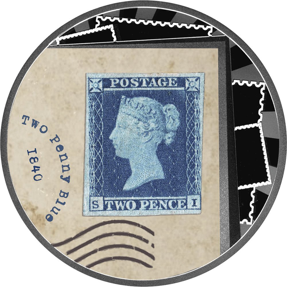 2025 World's Most Expensive Stamps - Penny Blue Silver Proof Coin