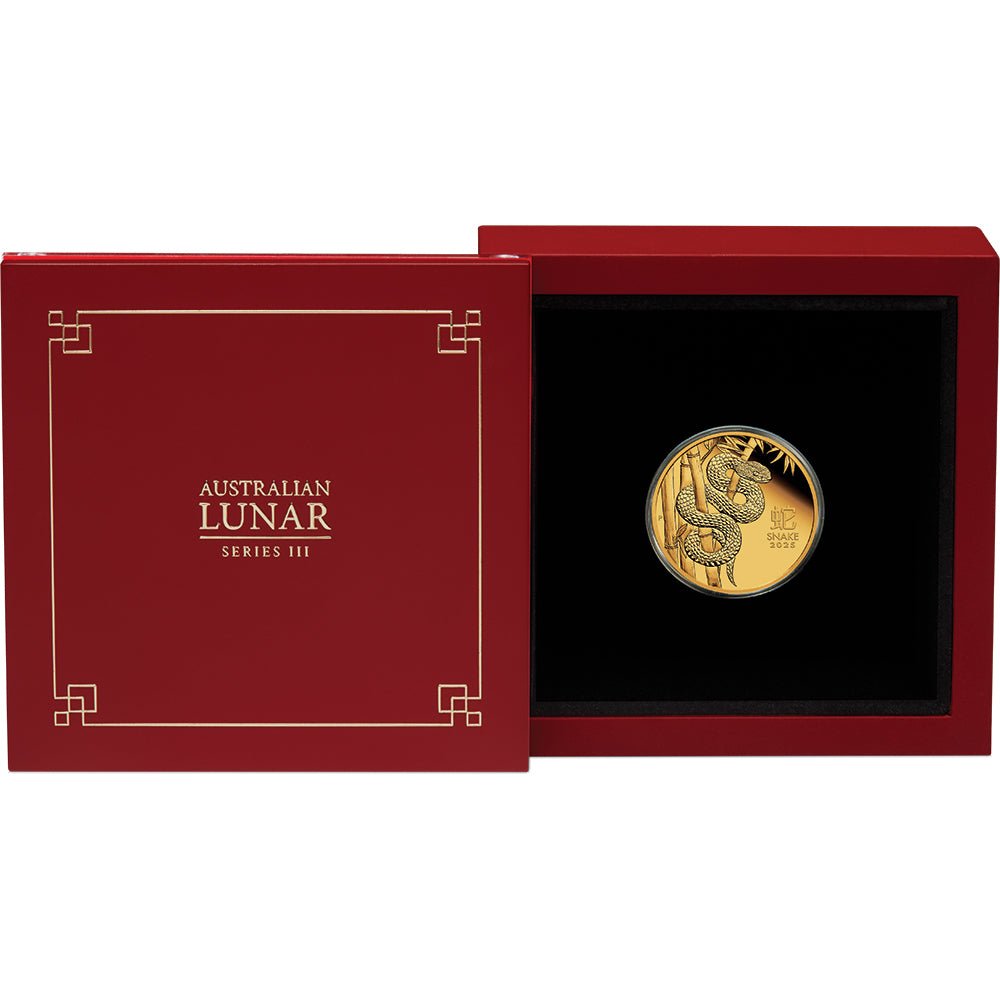 2025 Year Of The Snake 1/4oz Gold Proof Coin - Direct Coins