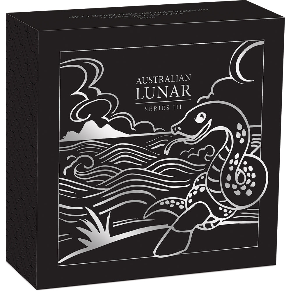 2025 Year Of The Snake 1oz Silver Proof Coloured Coin - Direct Coins