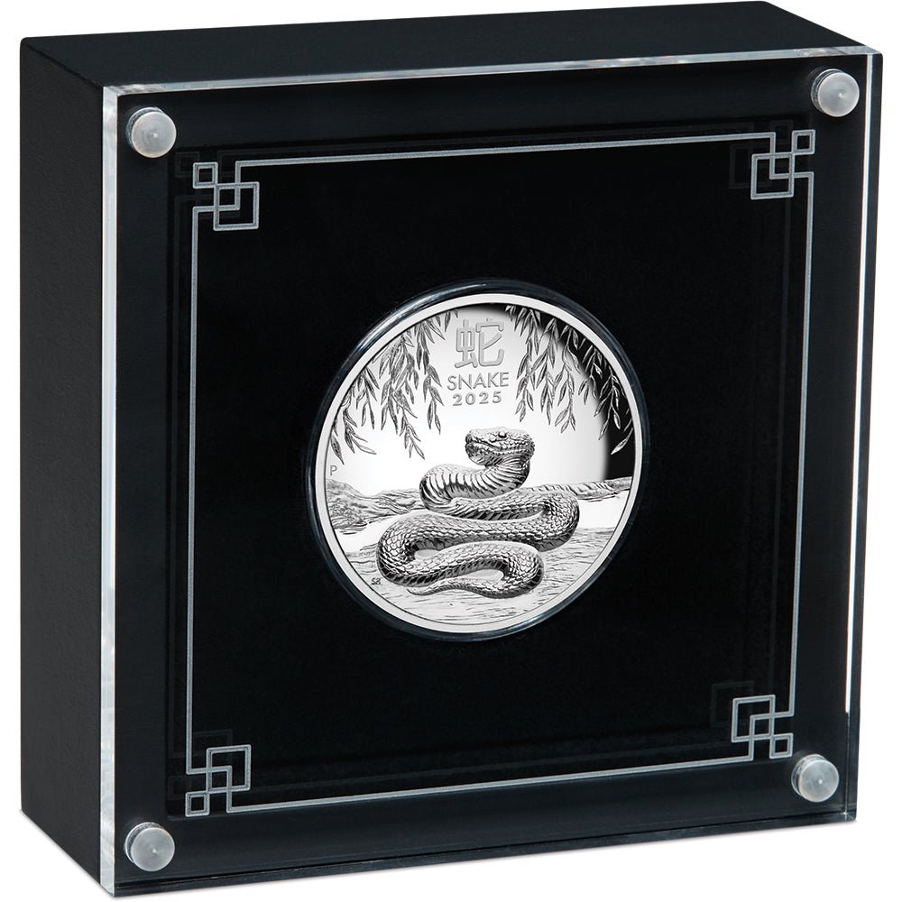 2025 Year Of The Snake 1oz Silver Proof High Relief Coin - Direct Coins