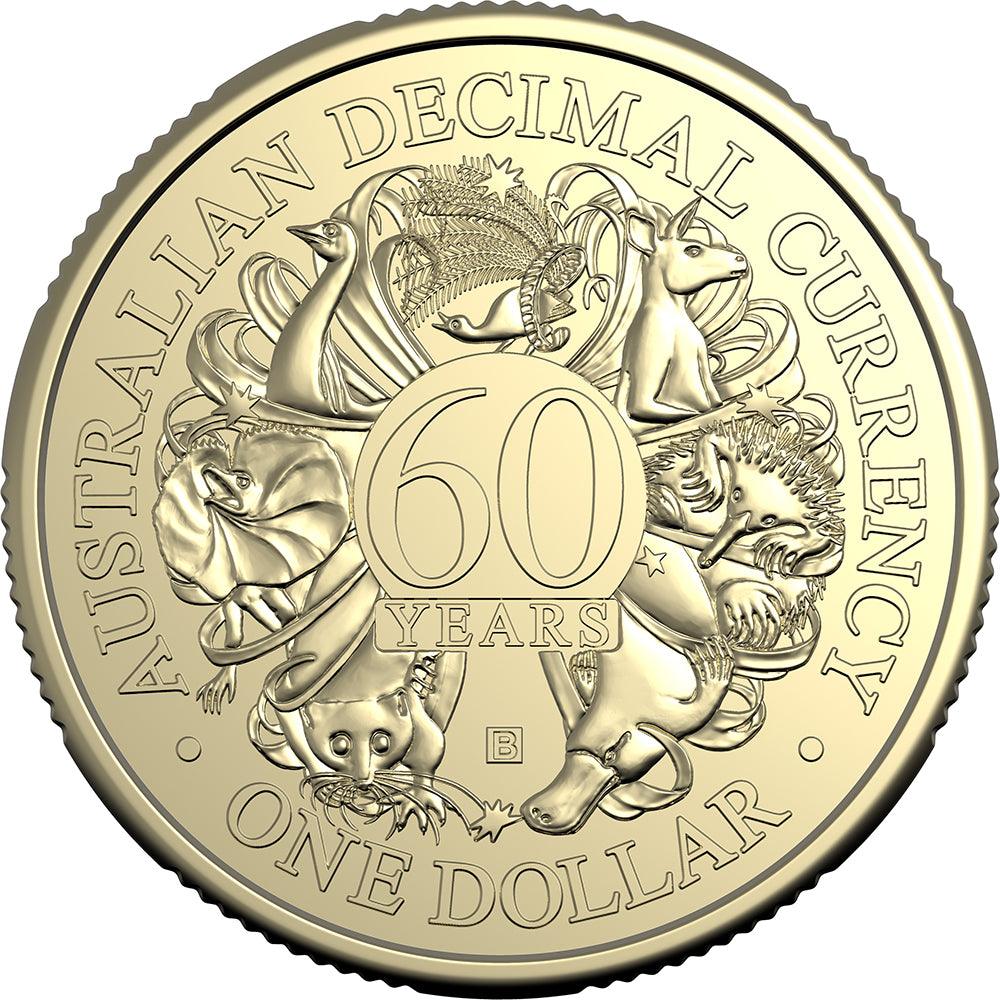 2026 $1 60th Anniversary Of Decimal Currency Mintmark & Privy Uncirculated 4-Coin Set B