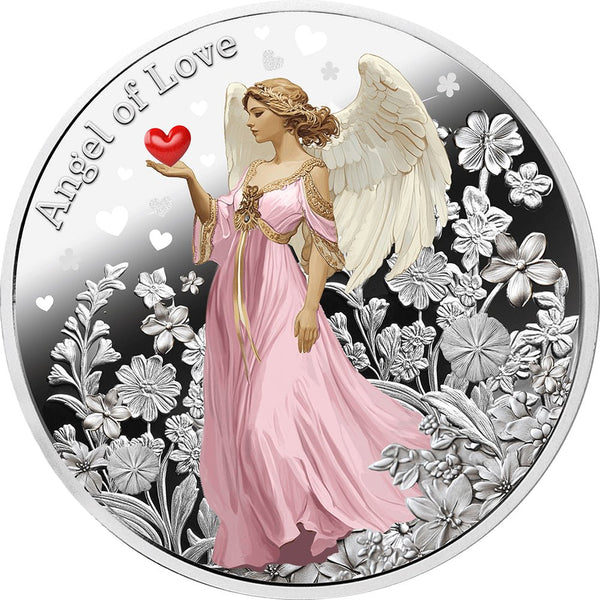 世界500枚 one dollar ワンダラー　angel of love 2026 $1 Angel Of Love Silver Proof Coin | Mint Of Poland – Direct