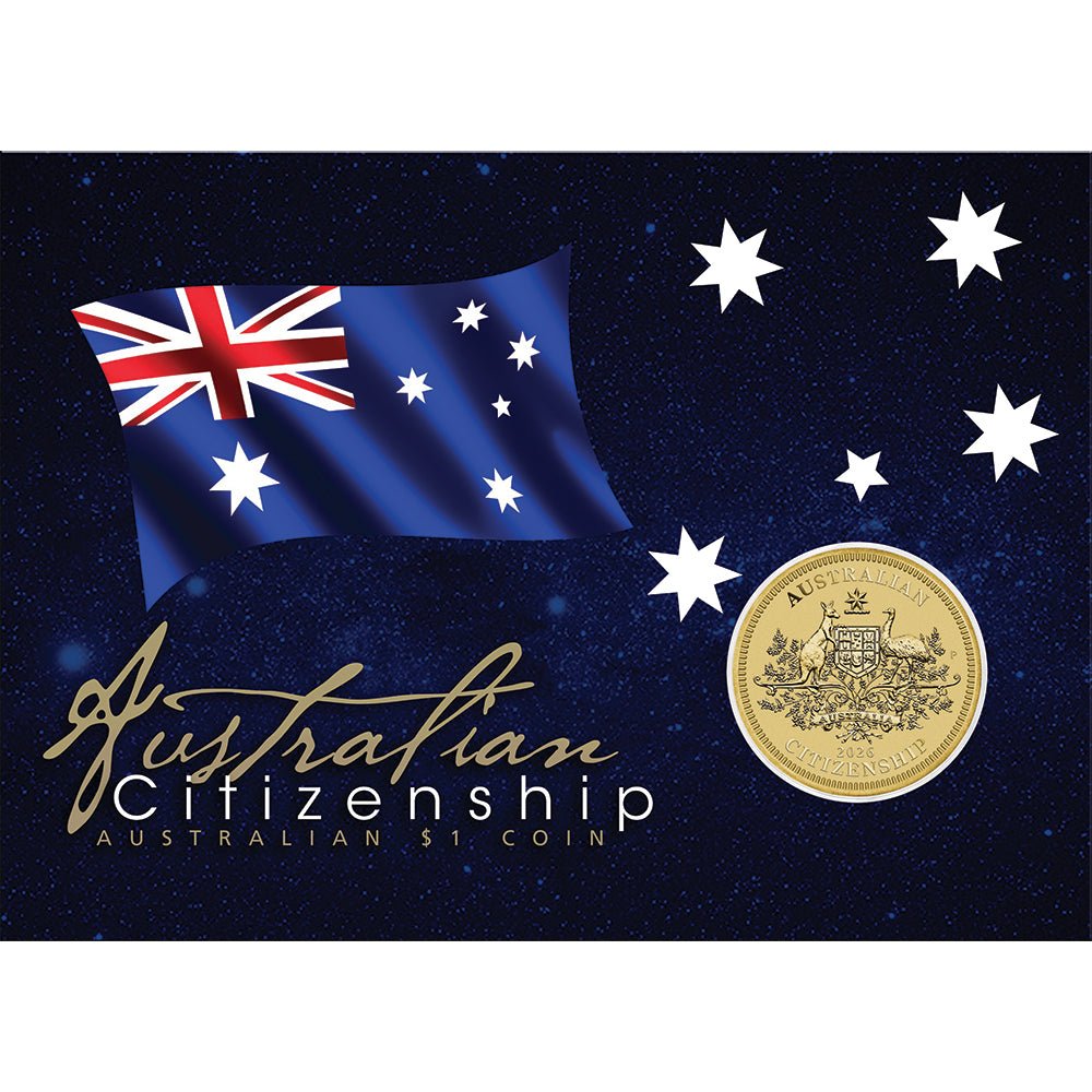 2026 $1 Australian Citizenship Coin In Card
