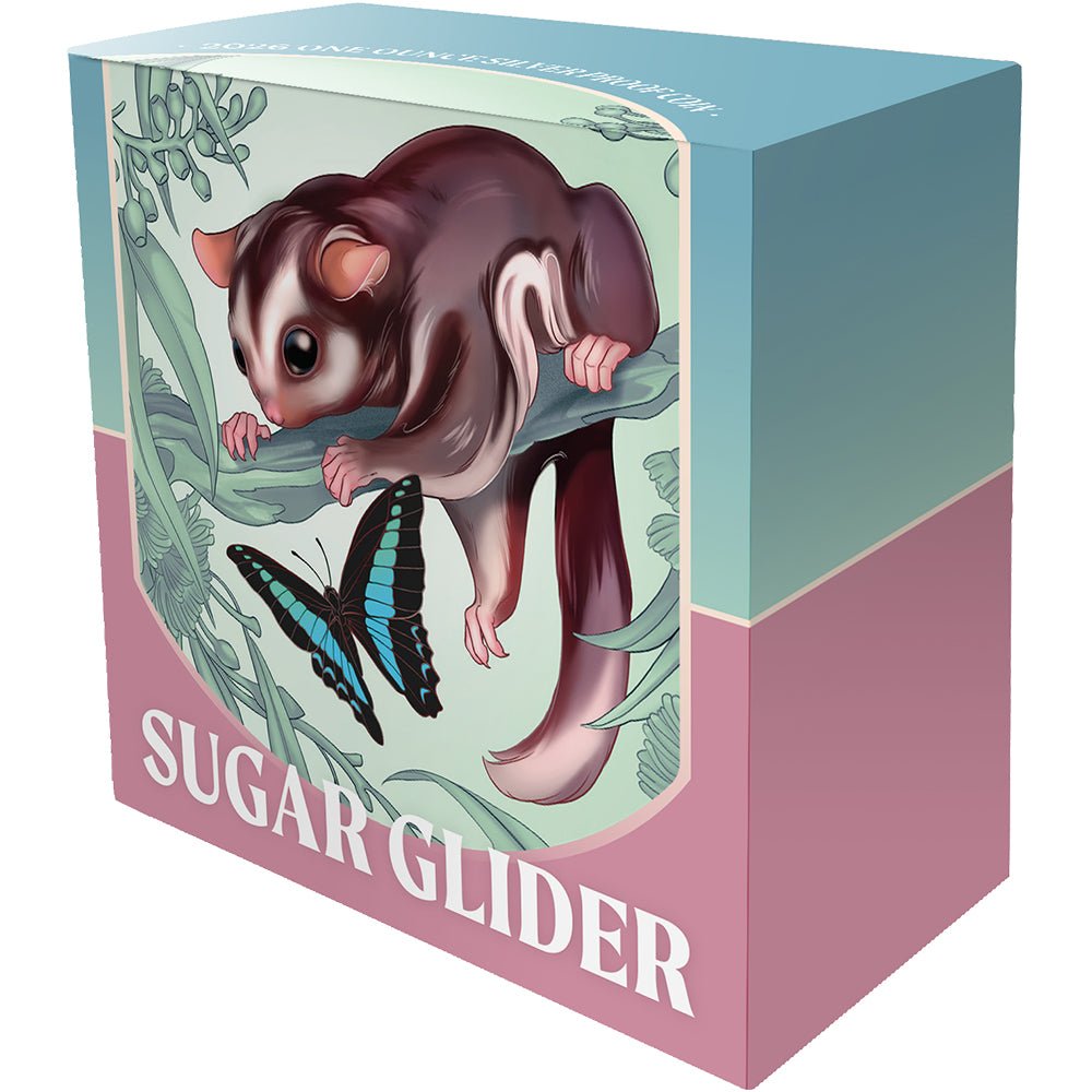 2026 $1 Baby Sugar Glider 1oz Silver Proof Coin Shipper