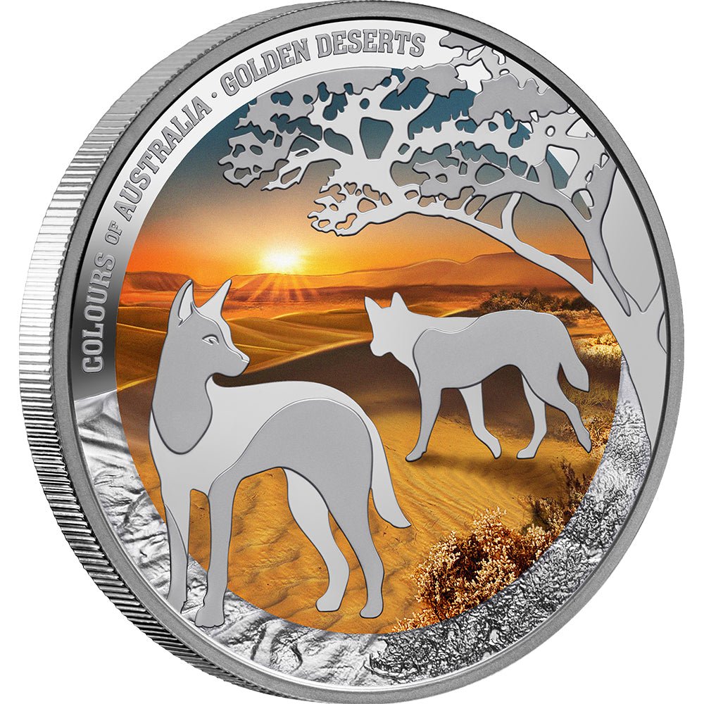 2026 $1 Colours Of Australia - Golden Deserts 1oz Silver Proof Coin