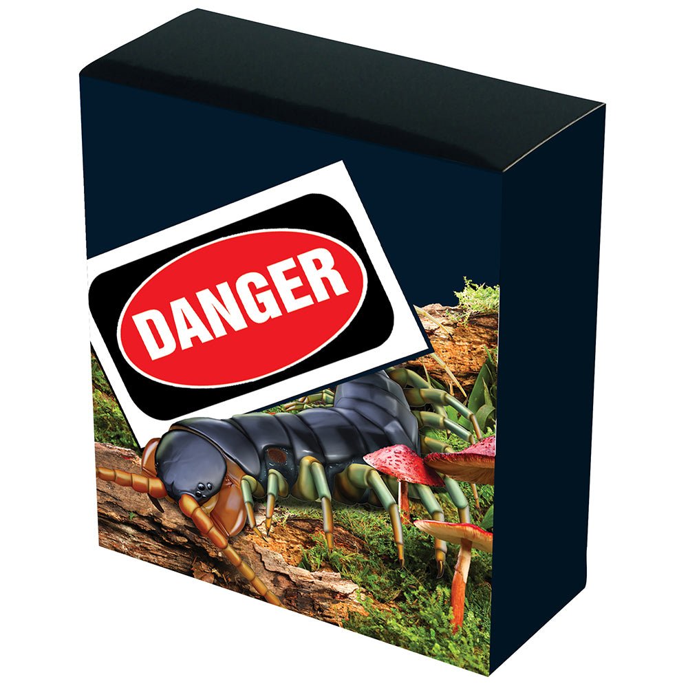 2026 $1 Deadly & Dangerous - Giant Centipede 1oz Silver Proof Coin Shipper