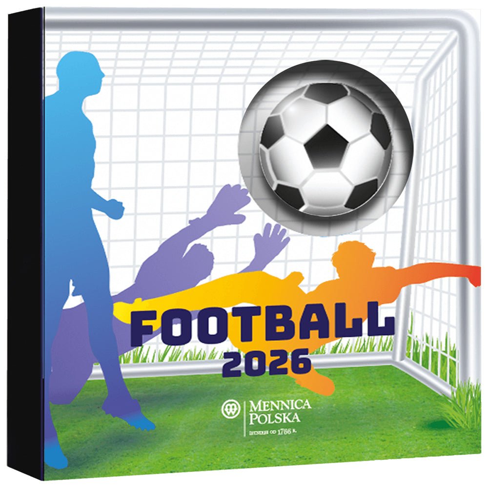 2026 $1 Football Silver Proof Coin Shipper