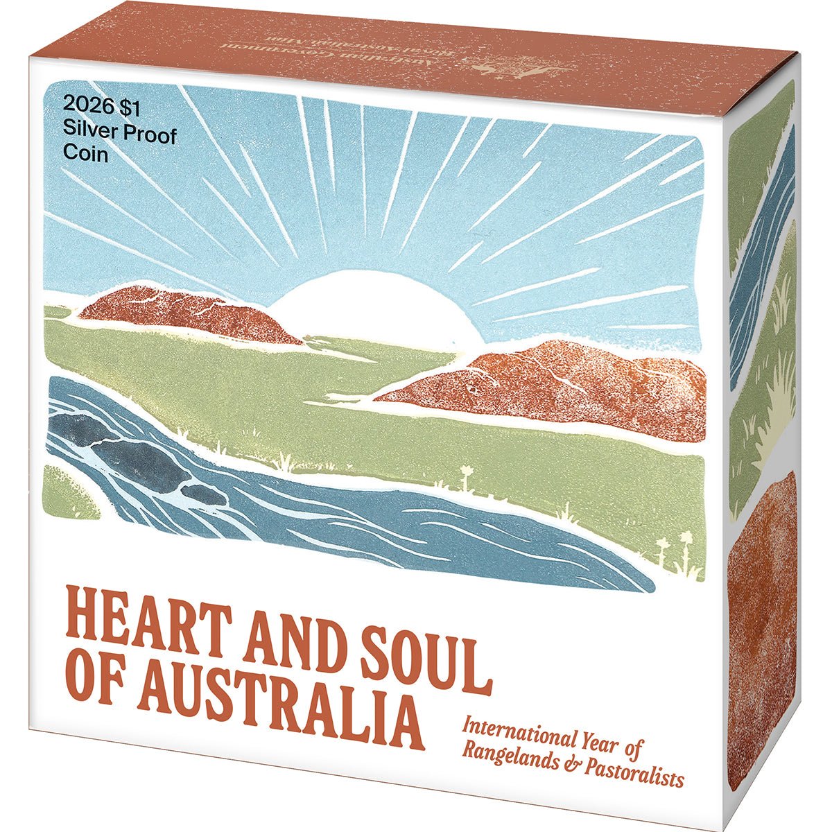 2026 $1 Heart And Soul Of Australia Fine Silver Proof Coin Shipper