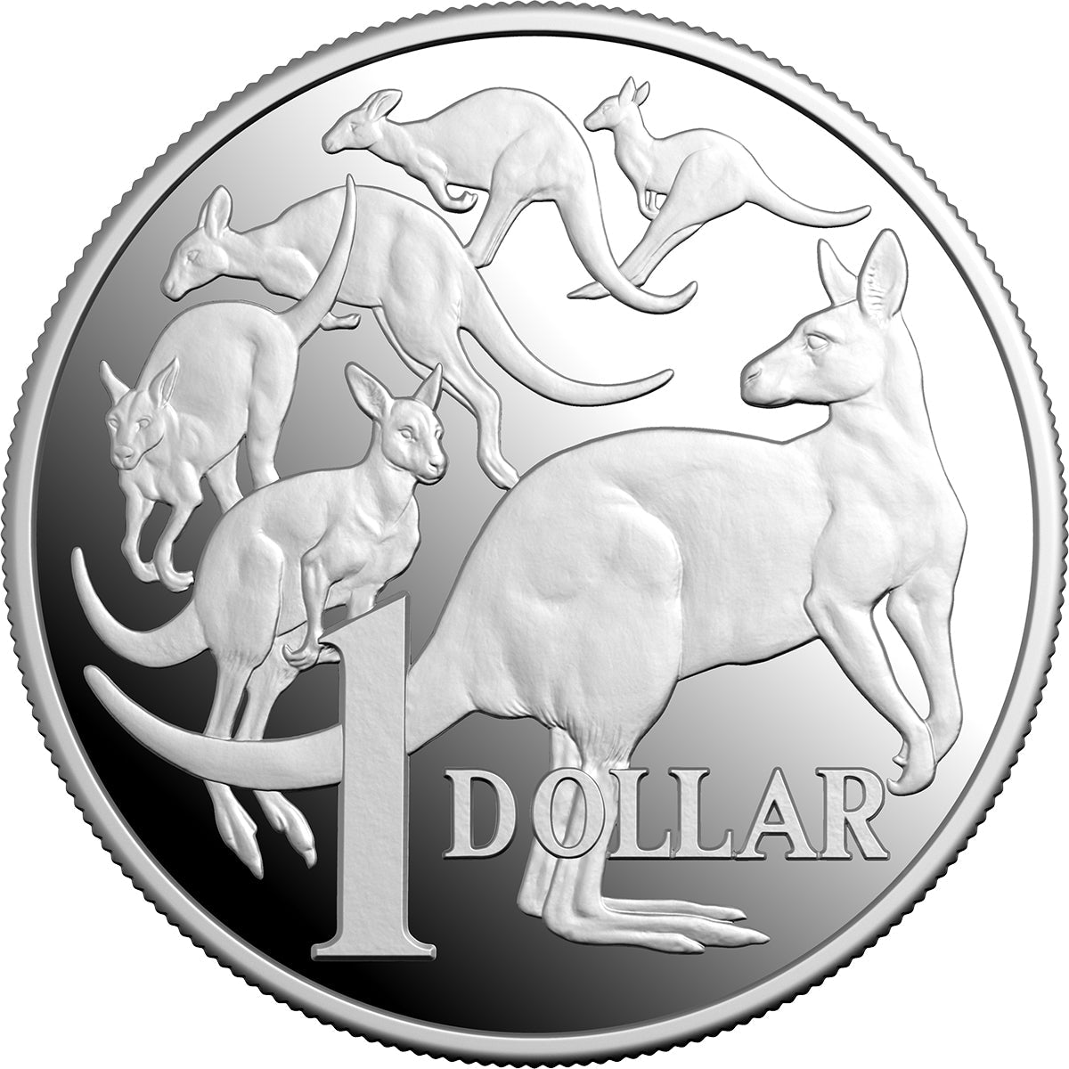 2026 $1 Kangaroo Series - Mob Of Six Roos 1oz Silver Proof Coin