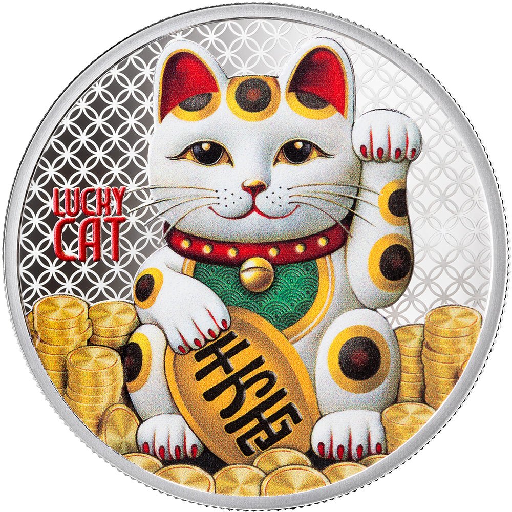 2026 $1 Lucky Coin - Maneki-Neko 1/2oz Silver Proof Coin
