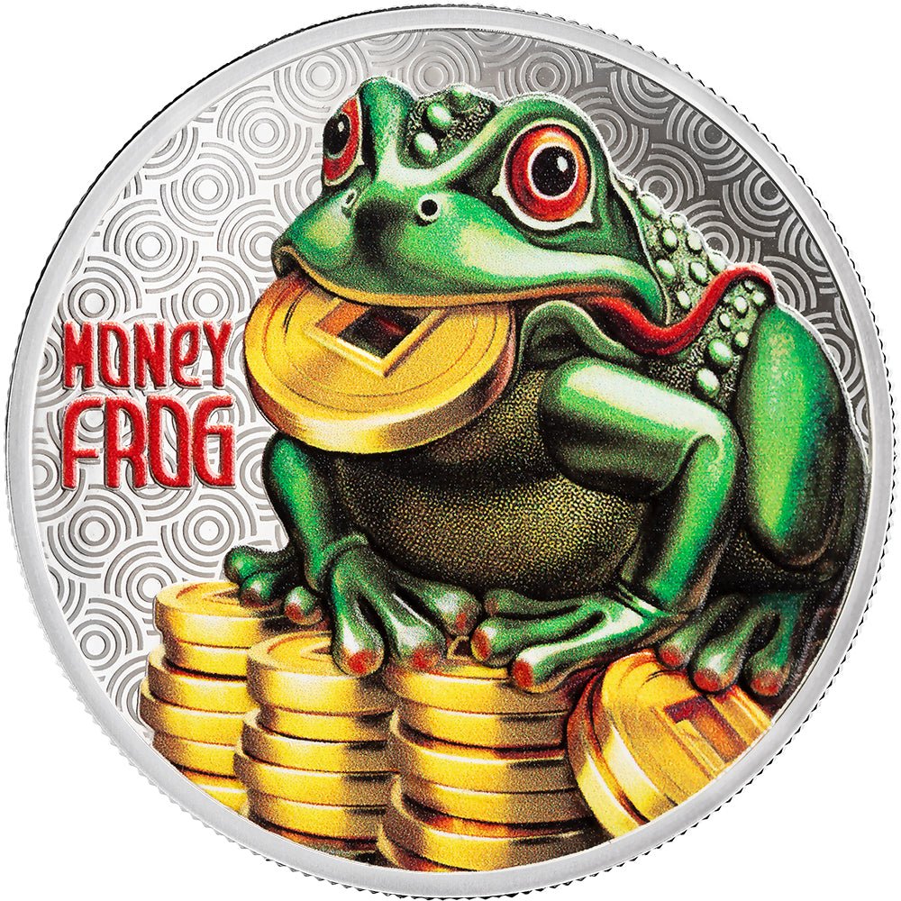 2026 $1 Lucky Coin - Money Frog 1/2oz Silver Proof Coin