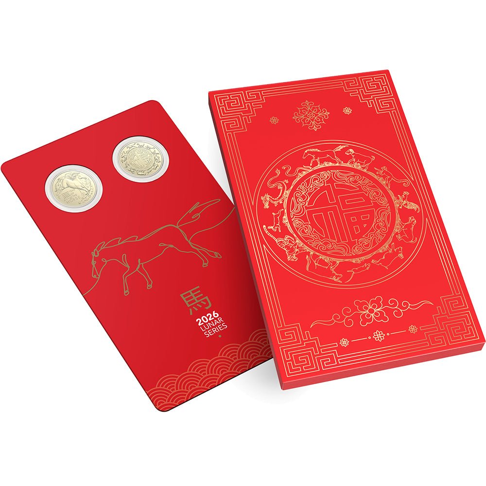2026 $1 Lunar Series - Year Of The Horse Uncirculated Two - Coin Set - Direct Coins