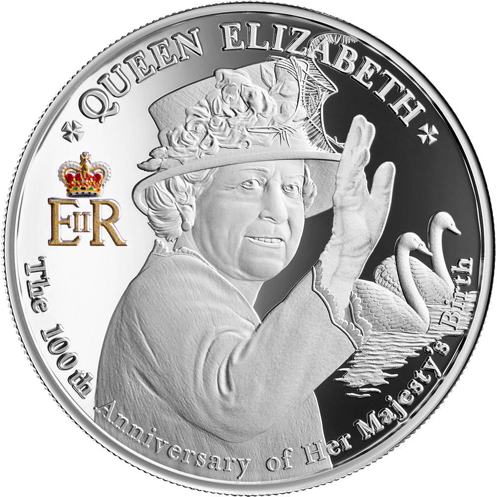 2026 $1 Queen Elizabeth II - 100th Anniversary Of Her Majesty’s Birth 1oz Silver Coin