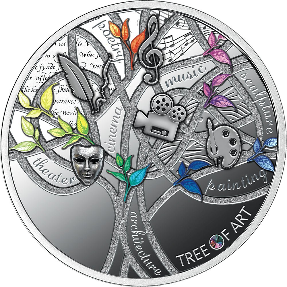 2026 $1 Tree Of Art Silver Proof Coin