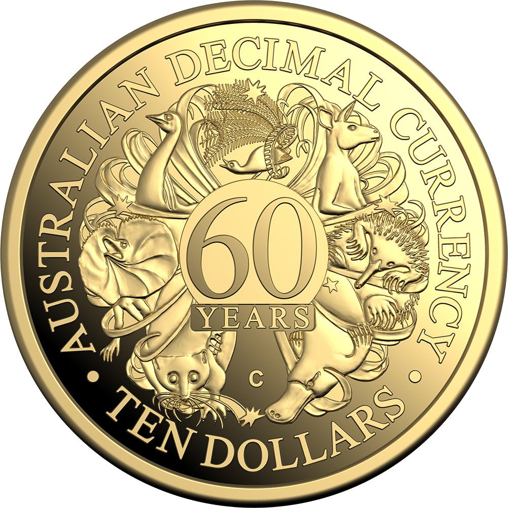 2026 $10 60th Anniversary Of Decimal Currency ‘C’ Mintmark Proof Coin