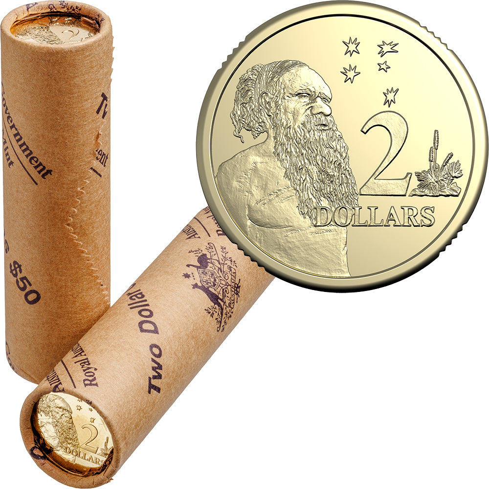 2026 $2 Circulating Coin - Non-Premium Roll With Coin