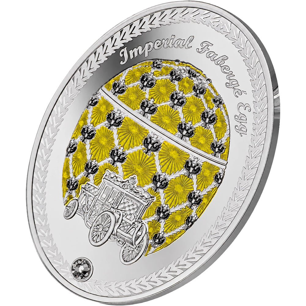 2026 $2 Faberge - Coronation Egg Silver Proof Coin Relief