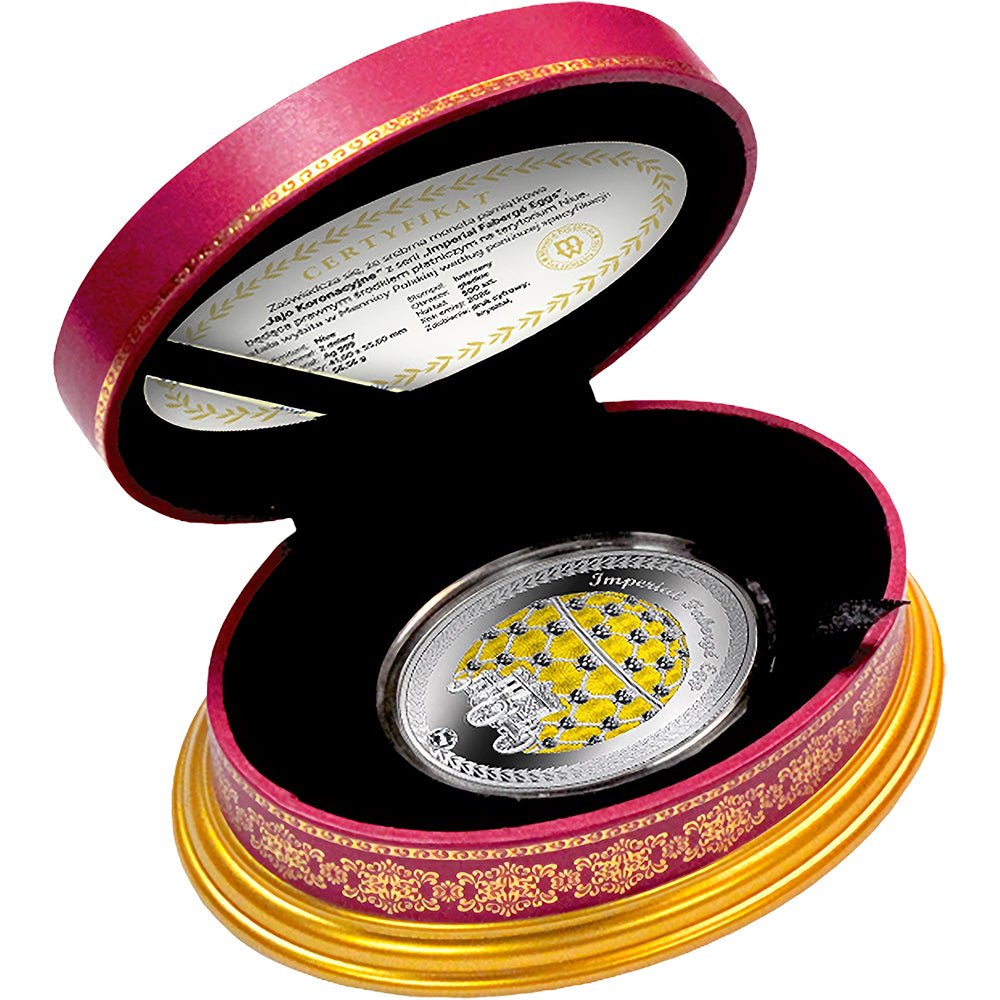 2026 $2 Faberge - Coronation Egg Silver Proof Coin Case