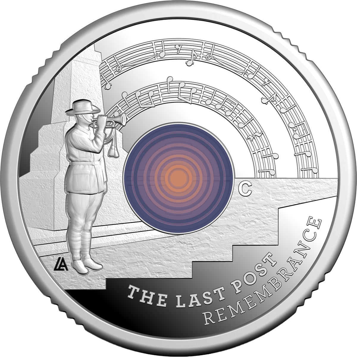 2026 $2 The Last Post ‘C’ Mintmark Coloured Silver Proof Coin