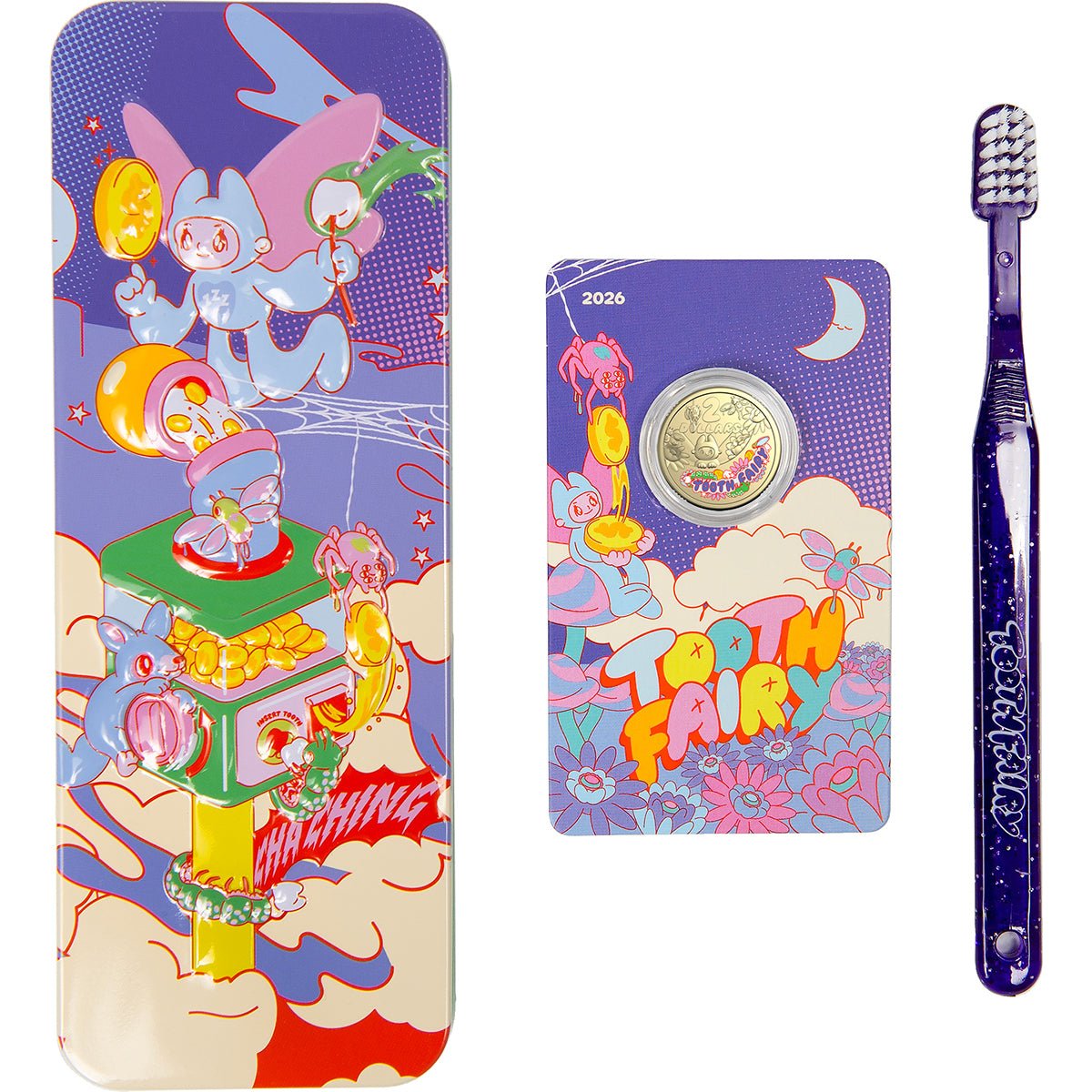 2026 $2 Tooth Fairy Kit Coloured Uncirculated Coin Set