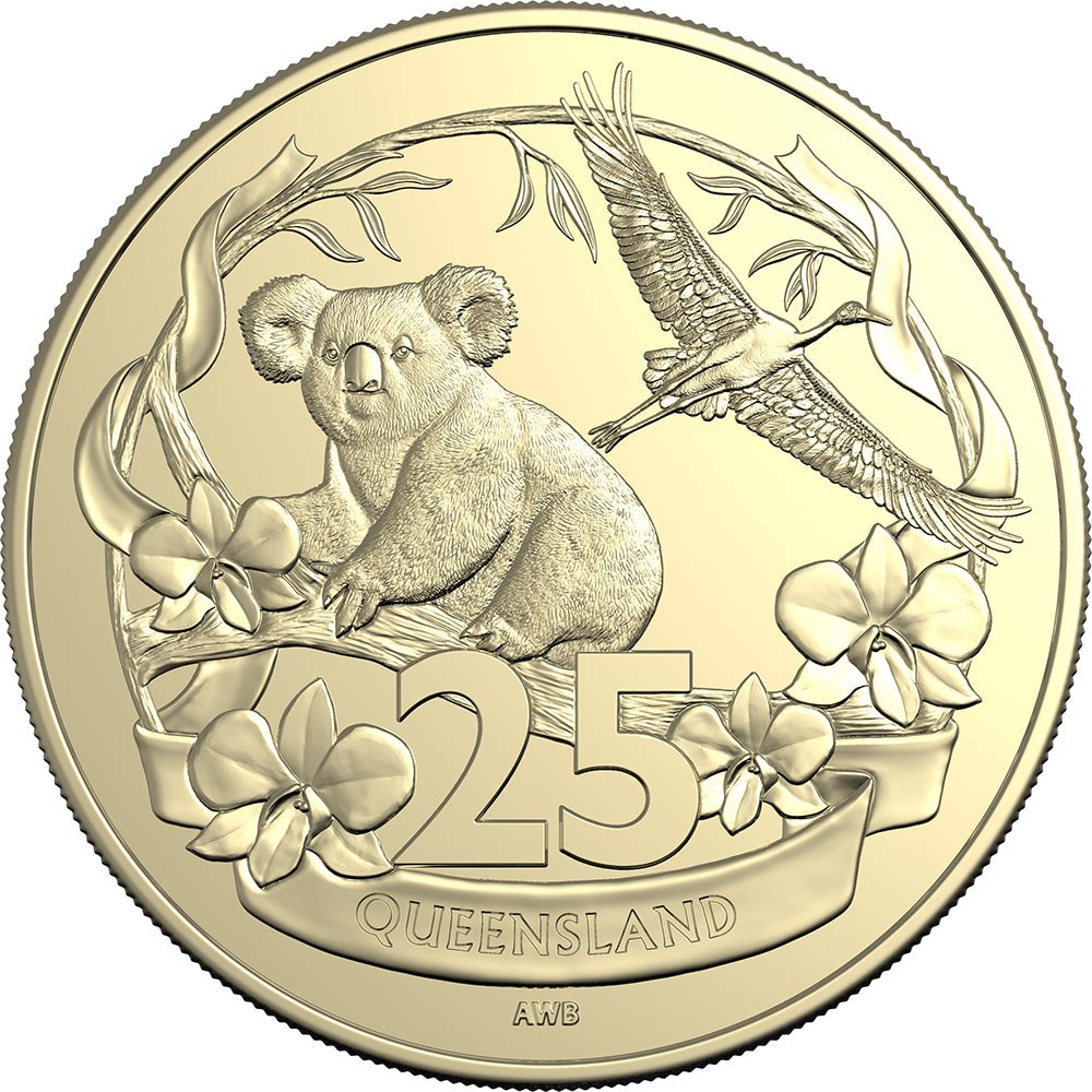 2026 25c 125 Years Of Federation – QLD Uncirculated Coin