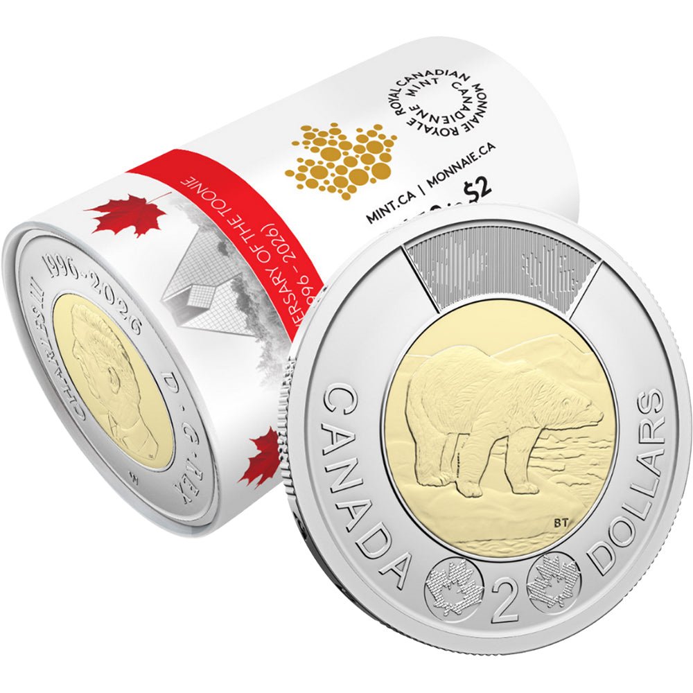 2026 30th Anniversary Of The Toonie - Collector’s Edition Non-Circulation $2 Special Wrap Roll
