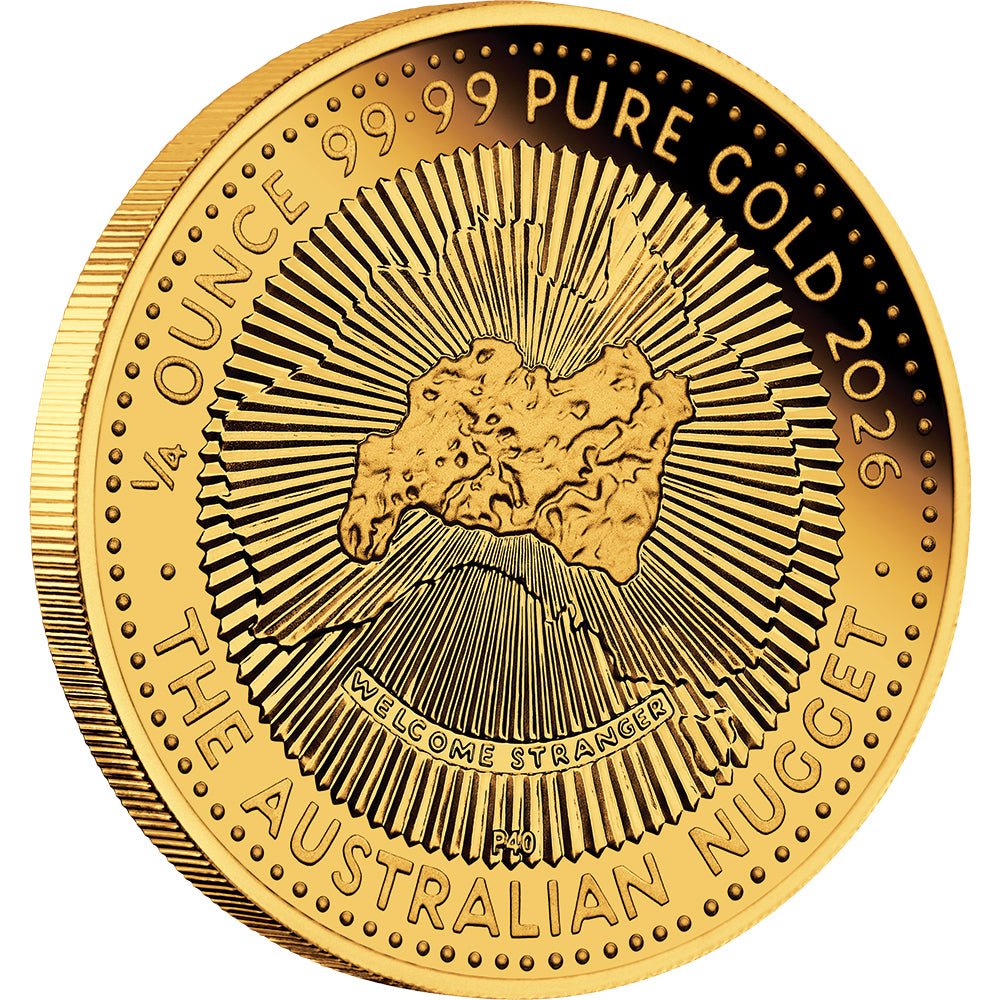 2026 40th Anniversary Of The Australian Nugget 1/4oz Gold Proof Coin