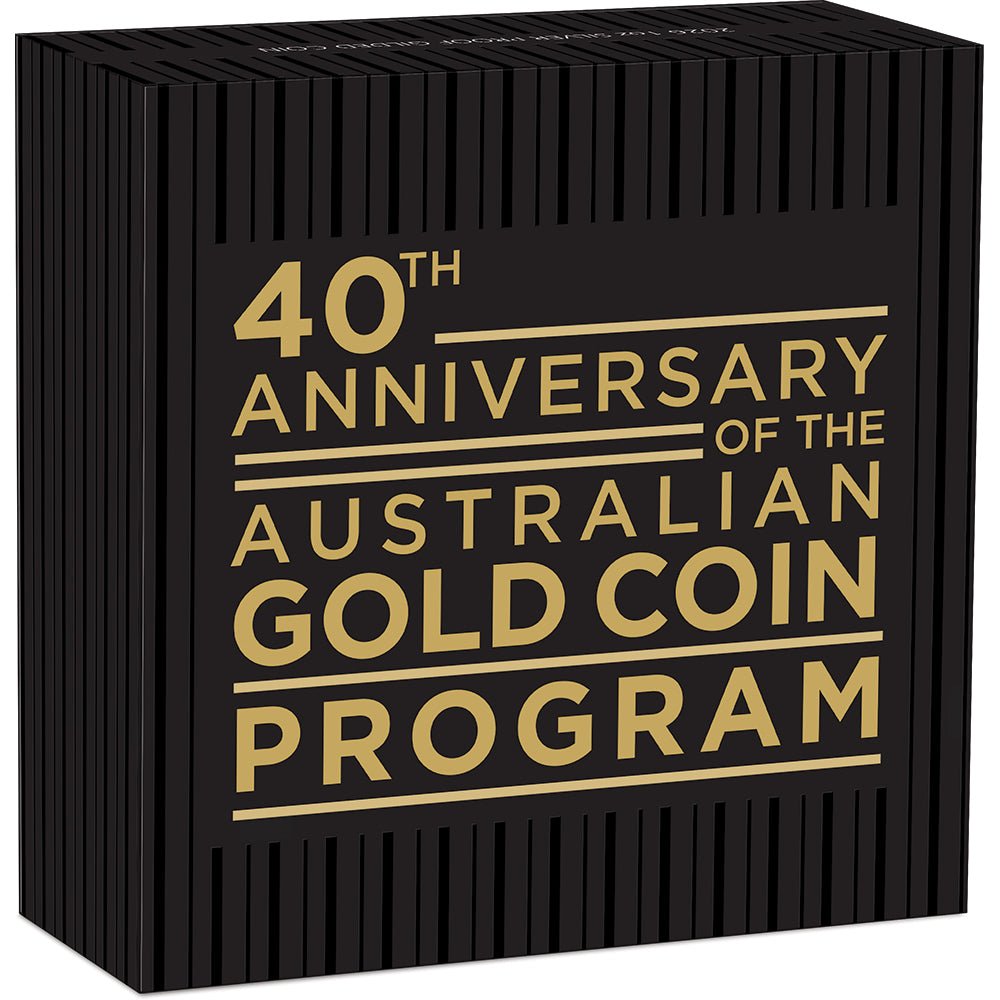 2026 40th Anniversary Of The Australian Nugget 1oz Silver Proof Gilded Coin Shipper