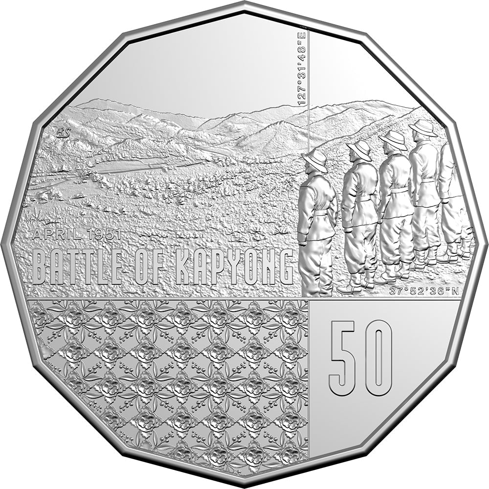 2026 50c 75th Anniversary Battle Of Kapyong Uncirculated Coin