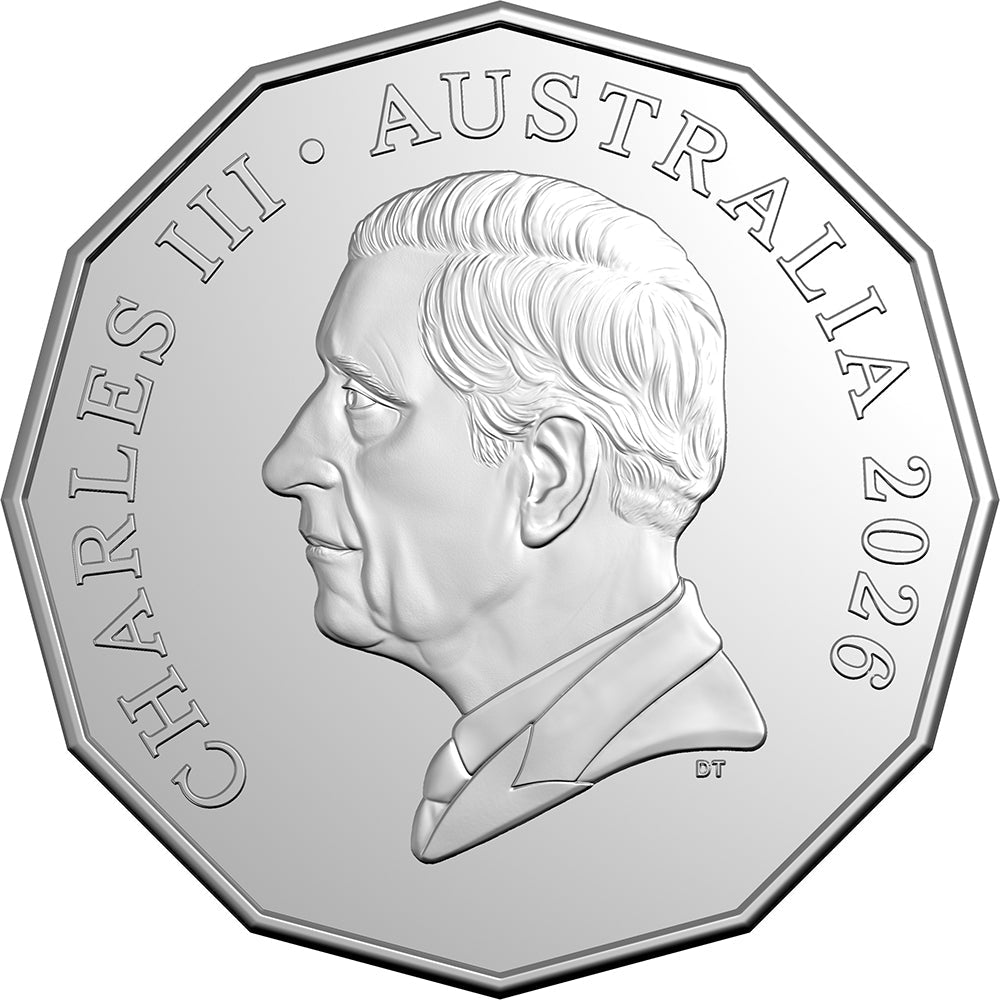 2026 50c Circulating Coin Obverse