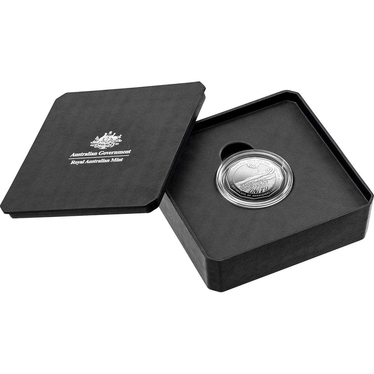 2026 50c Unity: Wave Hill Walk Off 60th & Aboriginal Land Rights 50th Anniversaries Silver Proof Coin Case