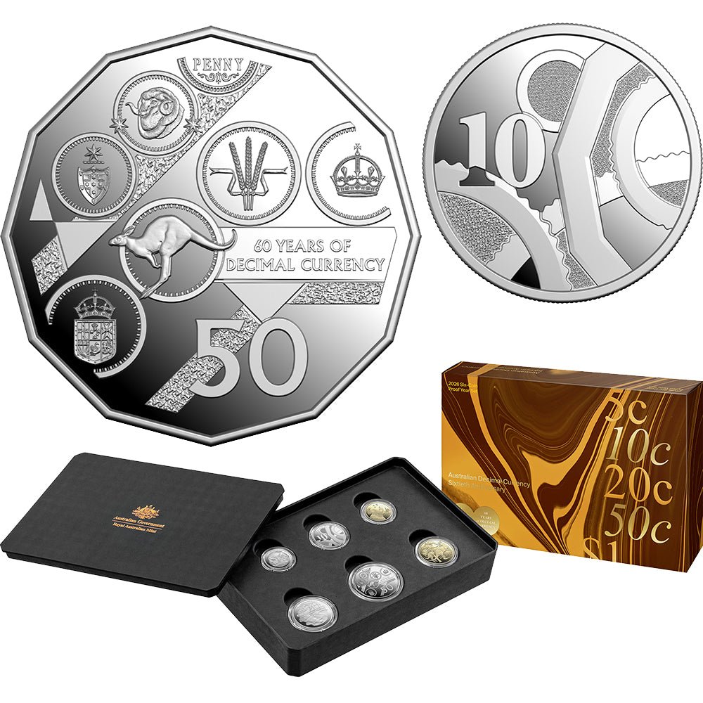 2026 60th Anniversary Of Decimal Currency Proof Six-Coin Year Set
