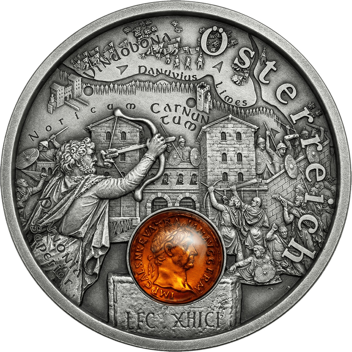 2026 Amber Route - Austria Silver Antique Coin