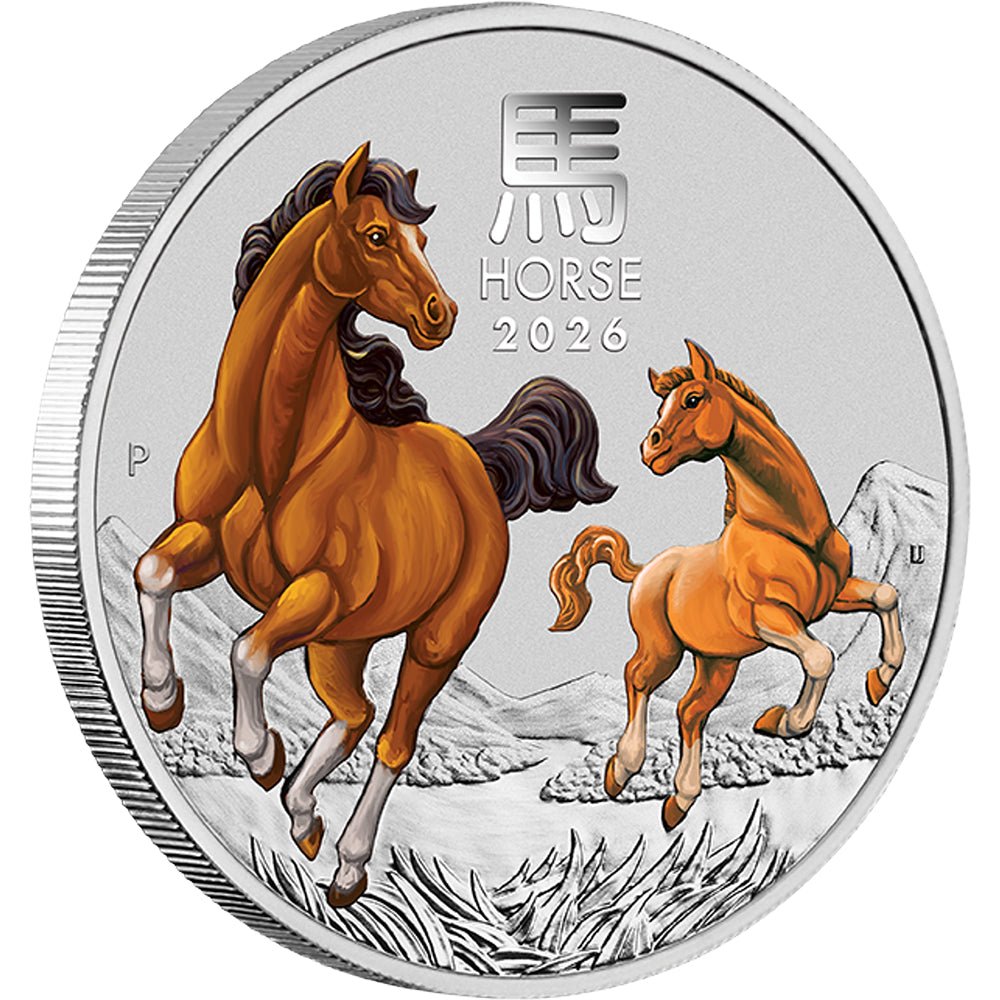 2026 ANDA Hobart - Year Of The Horse 1/4oz Silver Coloured Coin