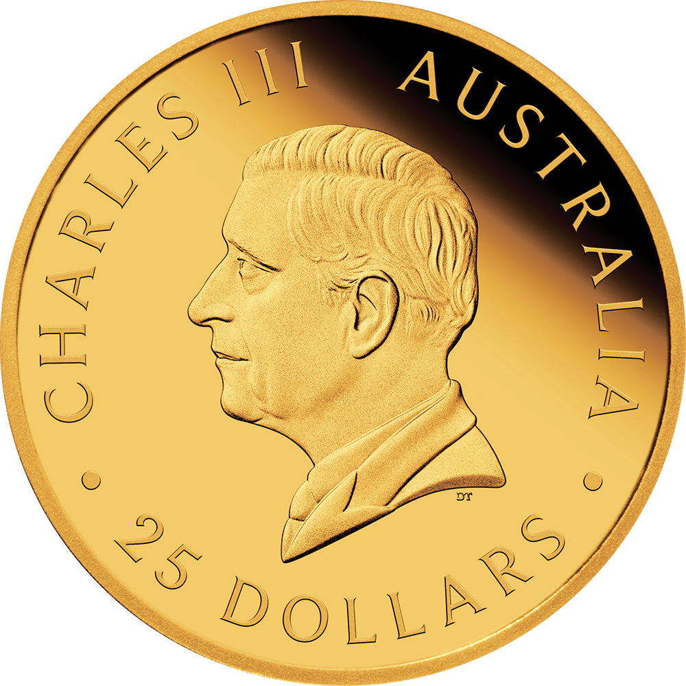 2026 Australian Kangaroo 1/4oz Gold Proof Coin Obverse