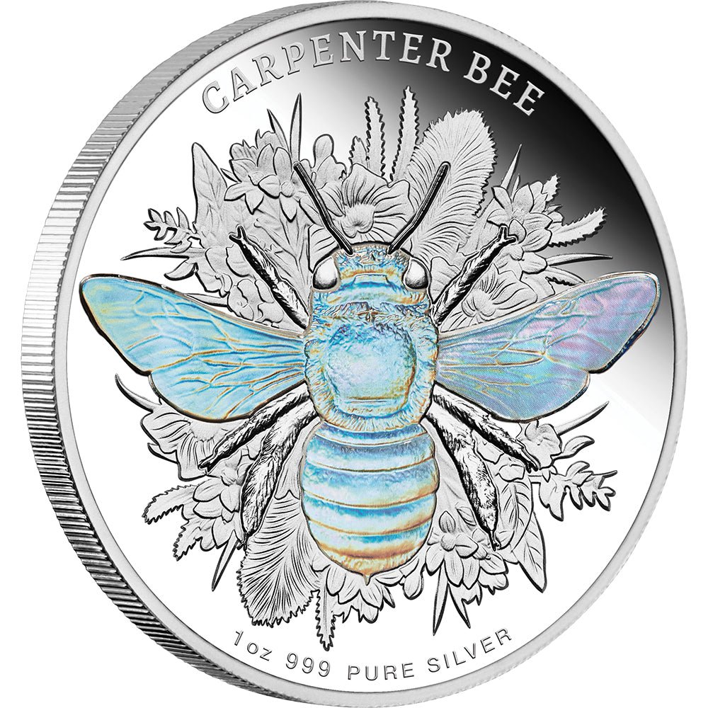 2026 Australian Native Bees - Carpenter Bee 1oz Silver Proof Hologram Coin