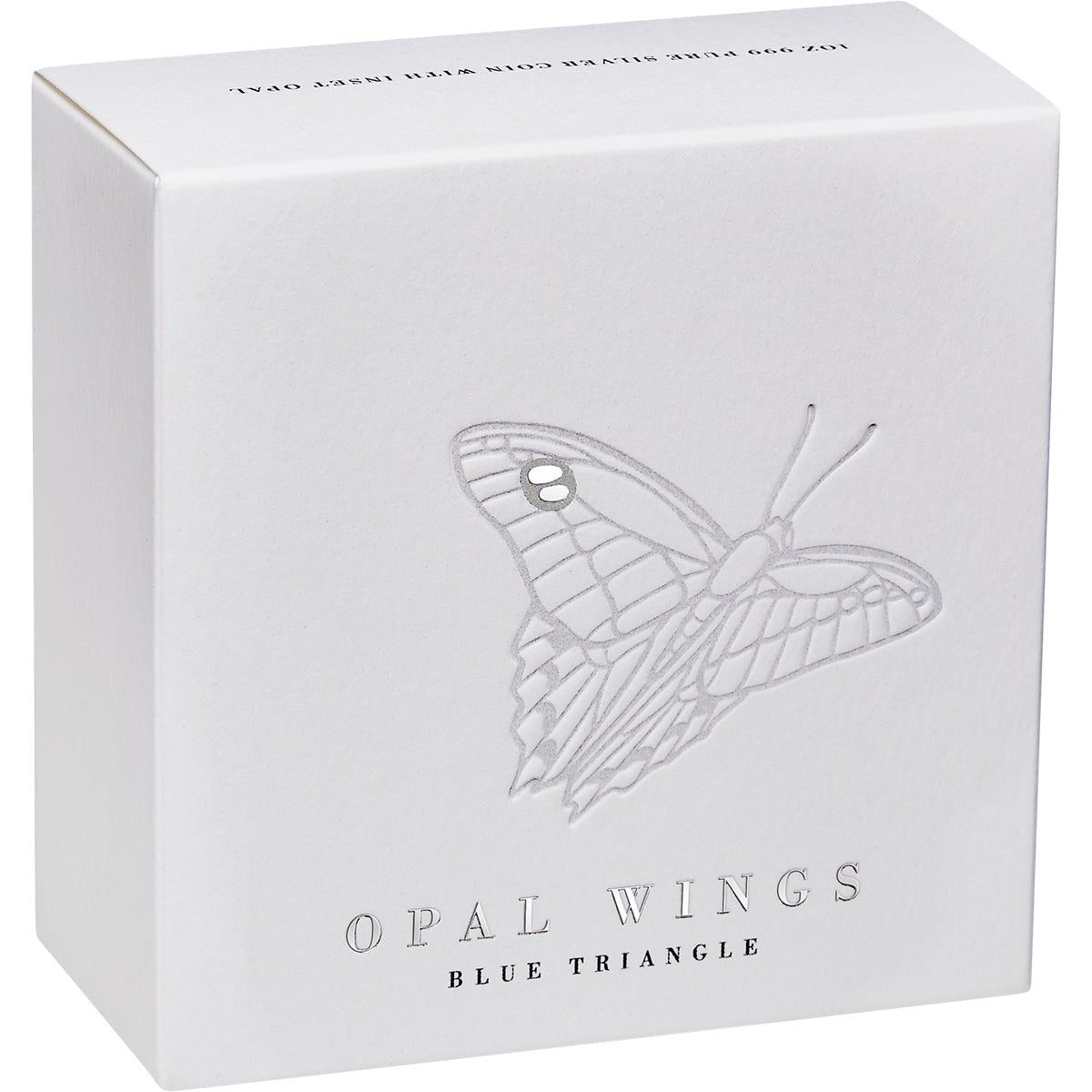 2026 Australian Opal Wings - Blue Triangle 1oz Silver Proof Coin With Opal Insert Shipper