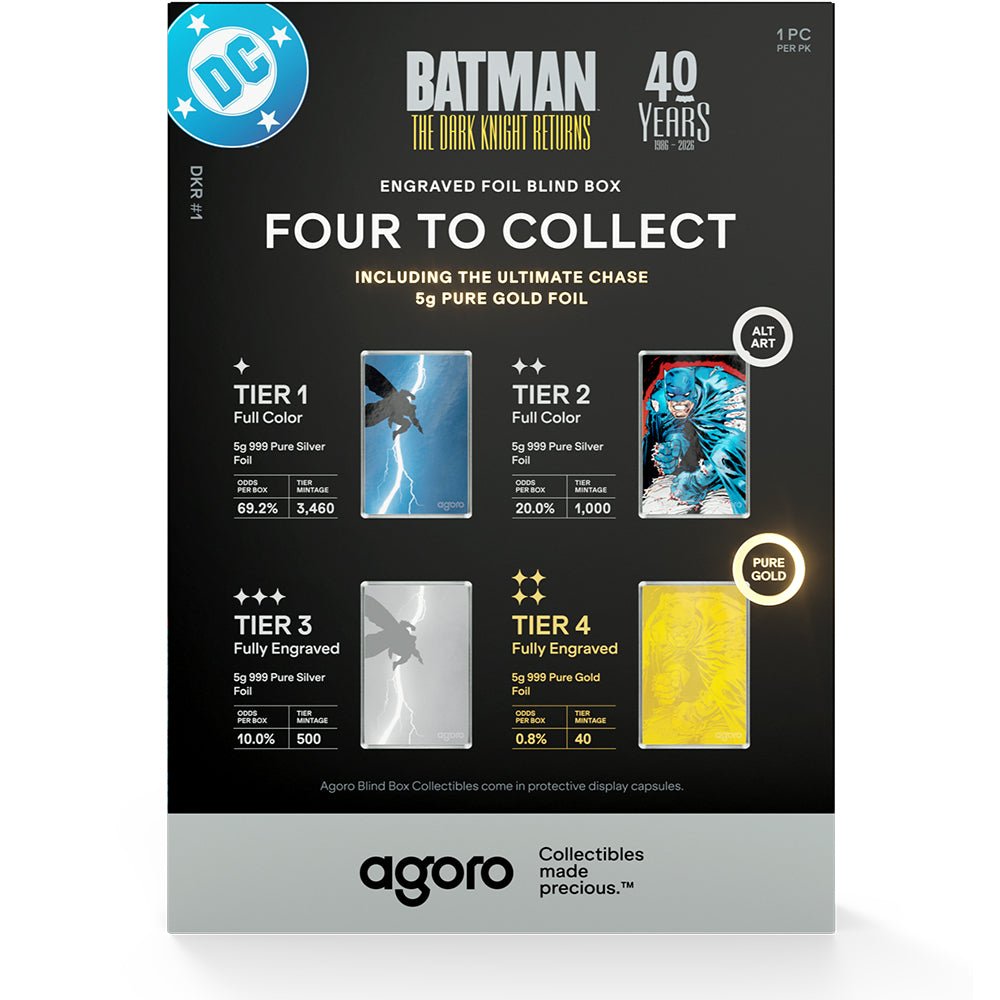 2026 BATMAN: THE DARK KNIGHT RETURNS™ 5g Foil Blind Box Info