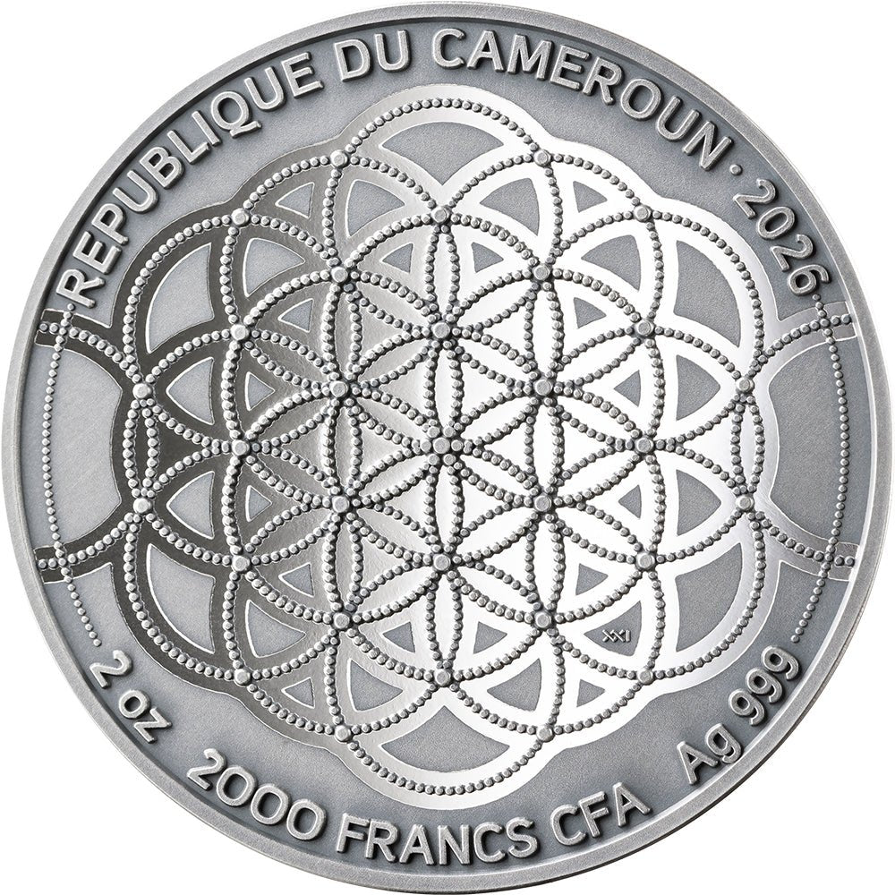 2026 Berlin Bear 2oz Silver Antique Coin Obverse