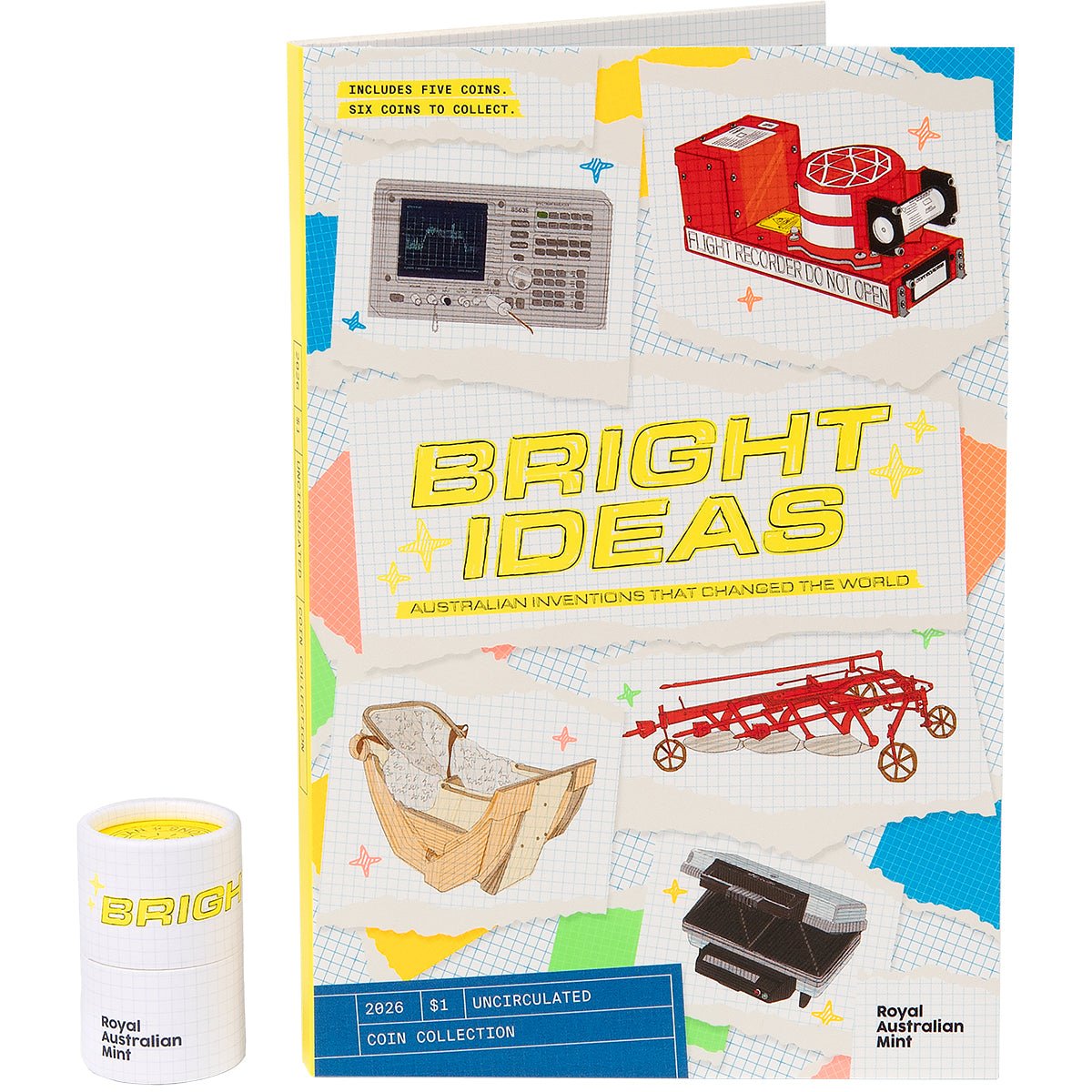 2026 Bright Ideas $1 Uncirculated Collection Folder & Five-Coin Set