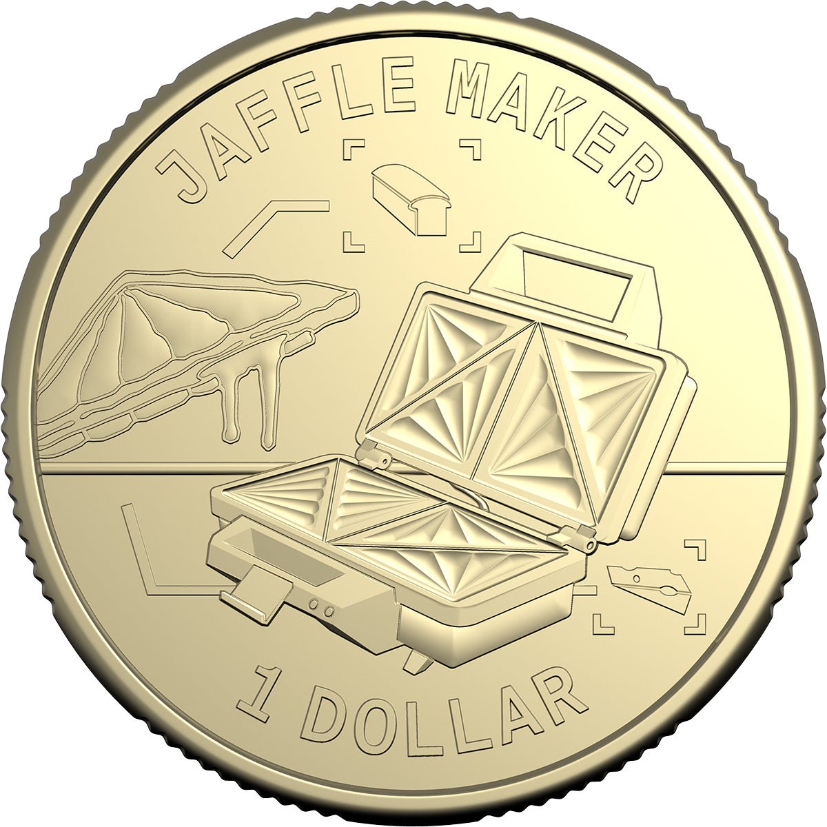 2026 Bright Ideas $1 Uncirculated Coin - Jaffle Maker