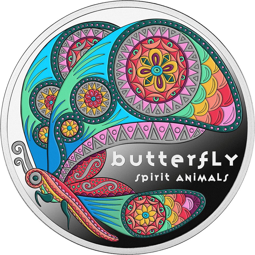 2026 Butterfly - Spirit Animal Silver Proof Coin