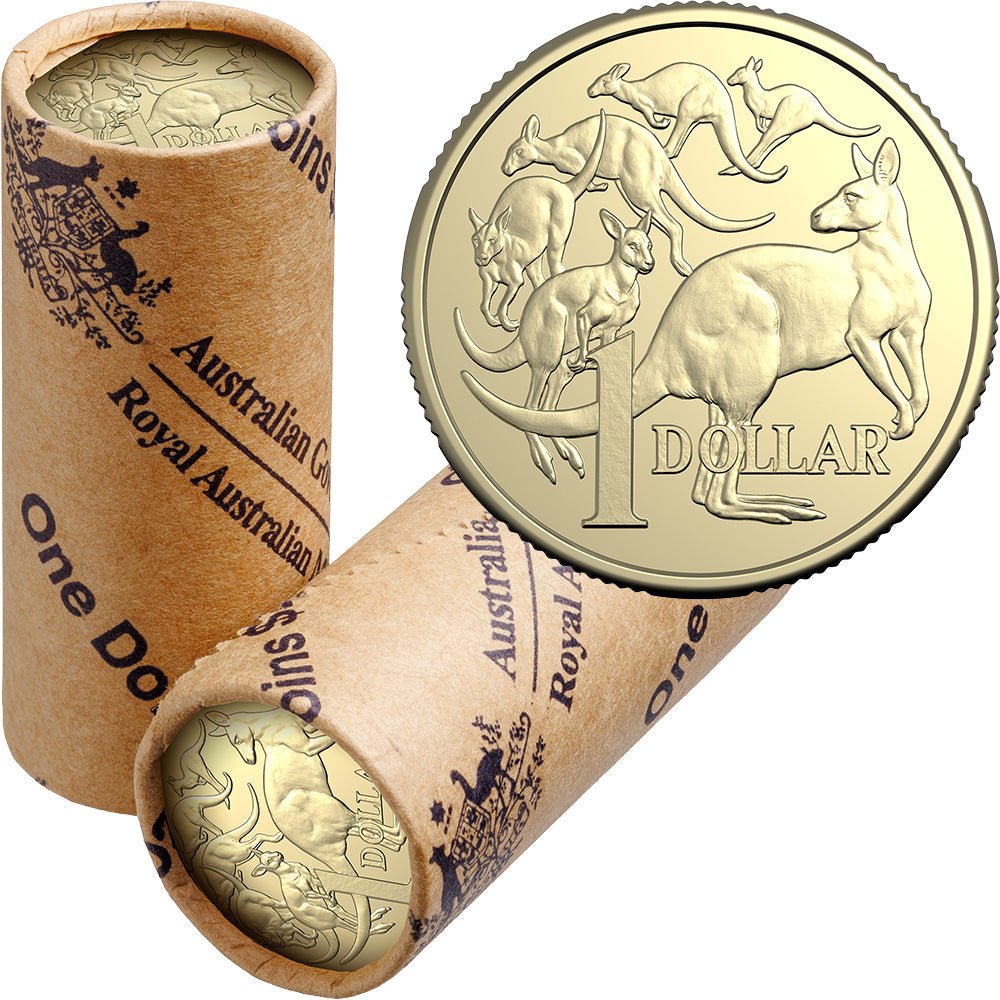 2026 $1 Mob Of Six Roos Circulating Coin - Non-Premium Roll