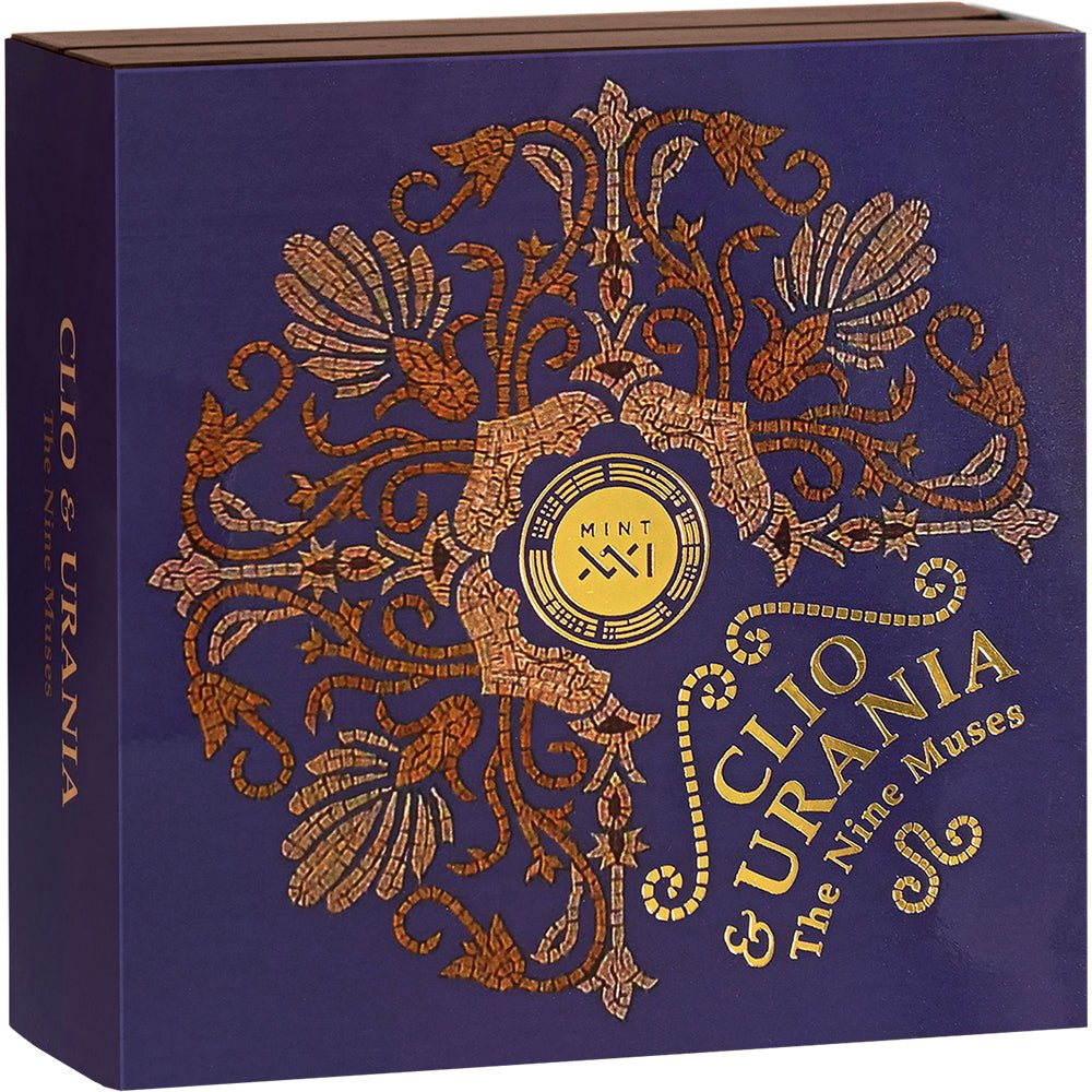 2026 Clio & Urania 2oz Silver Antique Coin Shipper