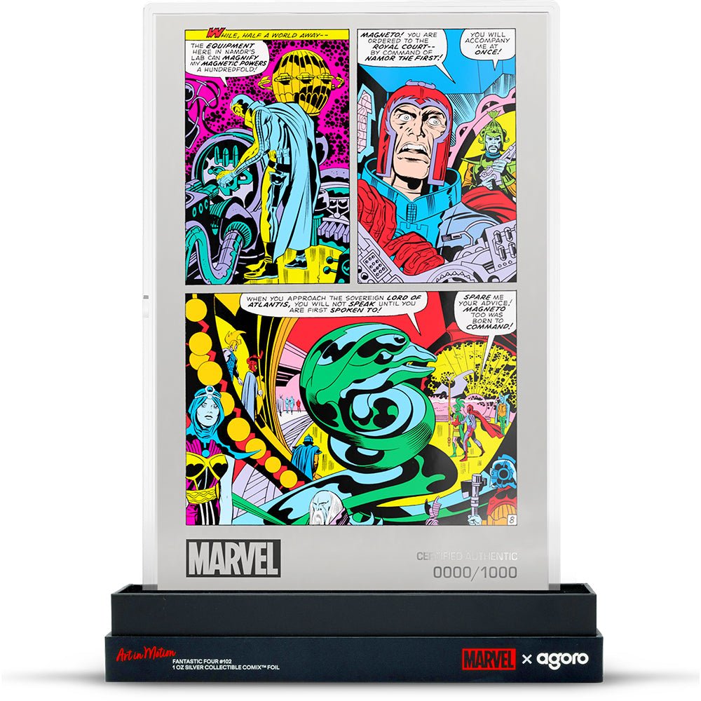 2026 COMIX™ - Marvel Fantastic Four #102 1oz Silver Foil Stand