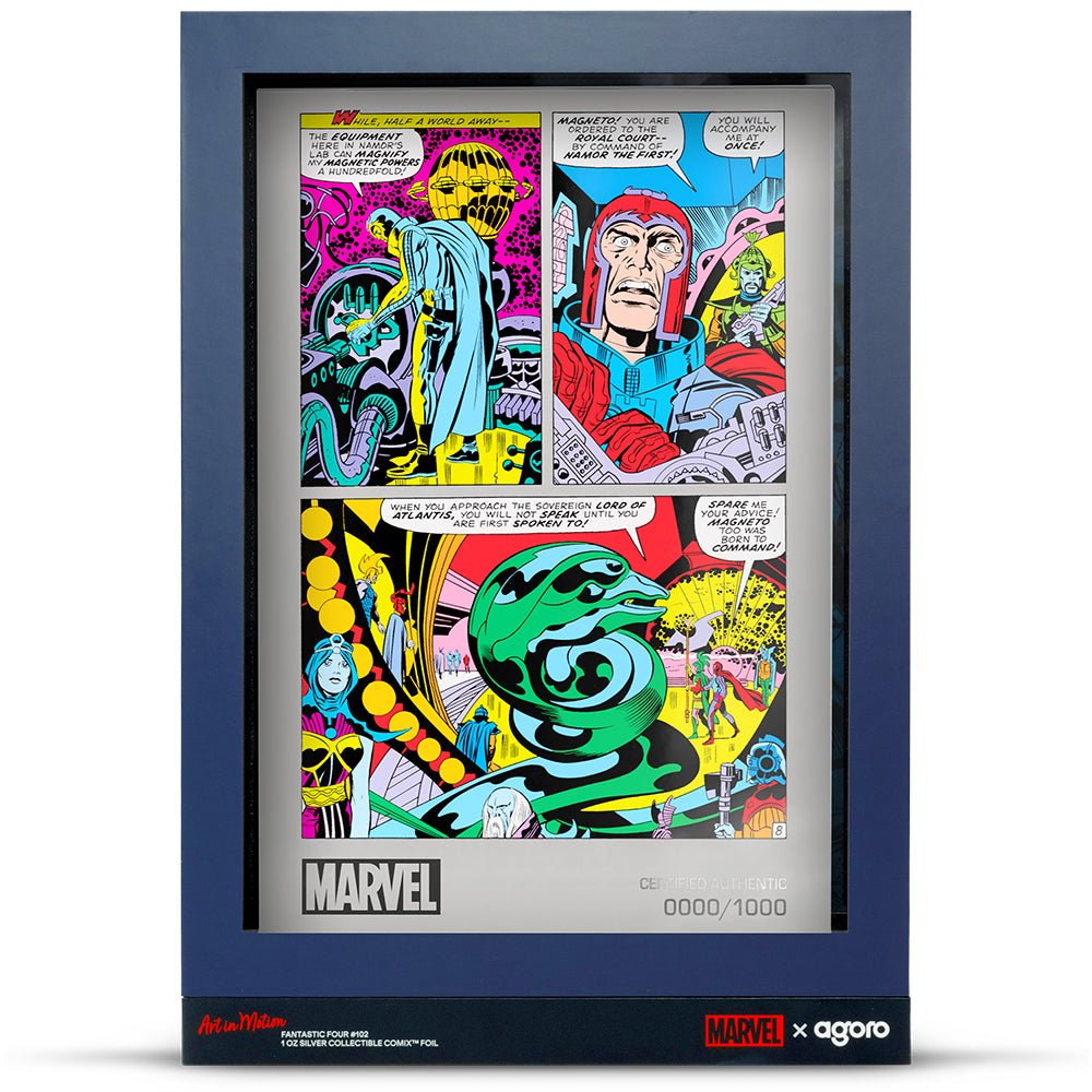 2026 COMIX™ - Marvel Fantastic Four #102 1oz Silver Foil Shipper