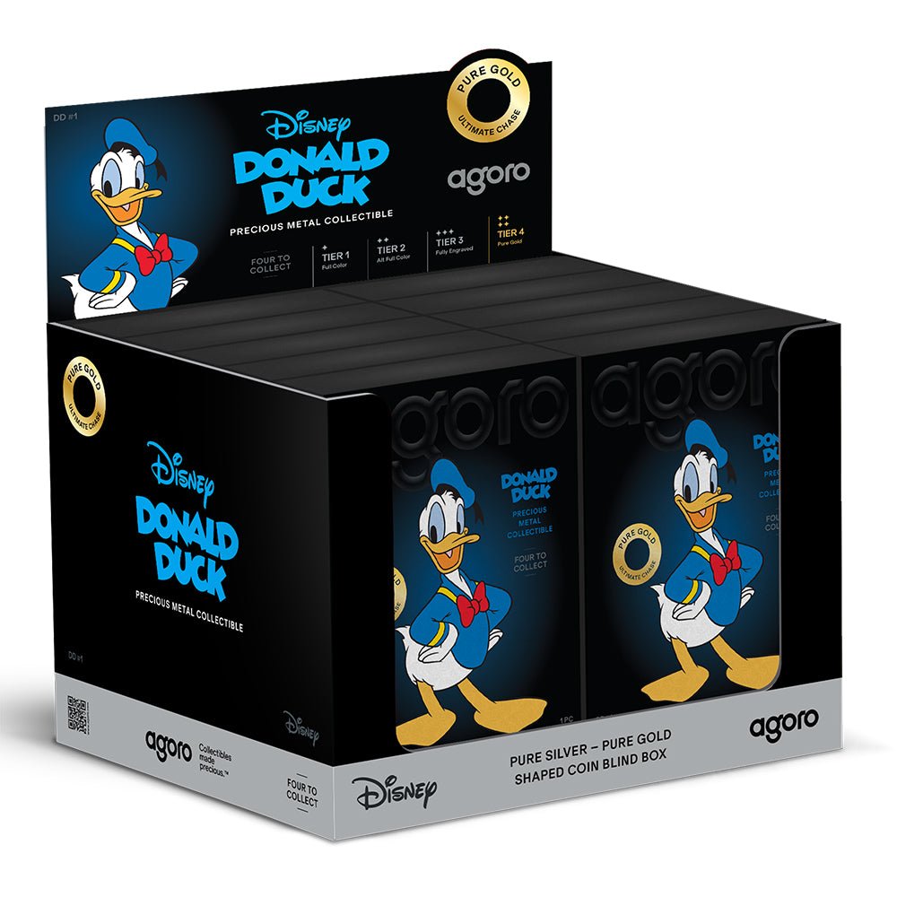 2026 Disney - Donald Duck Blind Box 1/2oz Coin Blind Box - 10 Pack