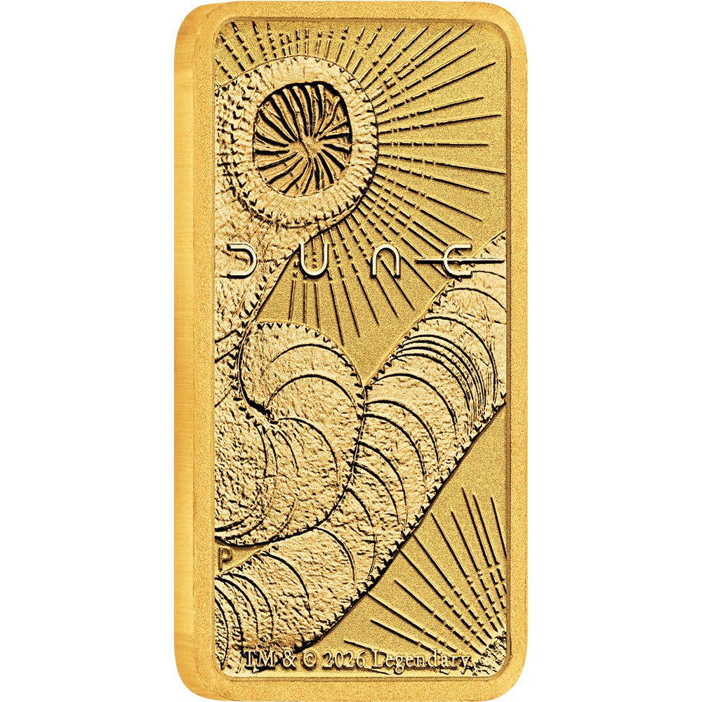 2026 DUNE 1g Gold Minted Bar