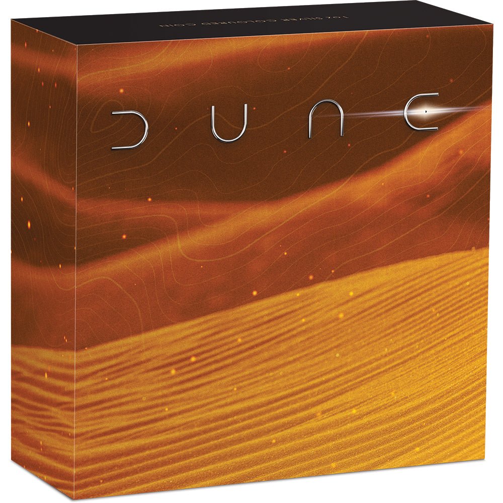 2026 DUNE 1oz Silver Coloured Coin Shipper