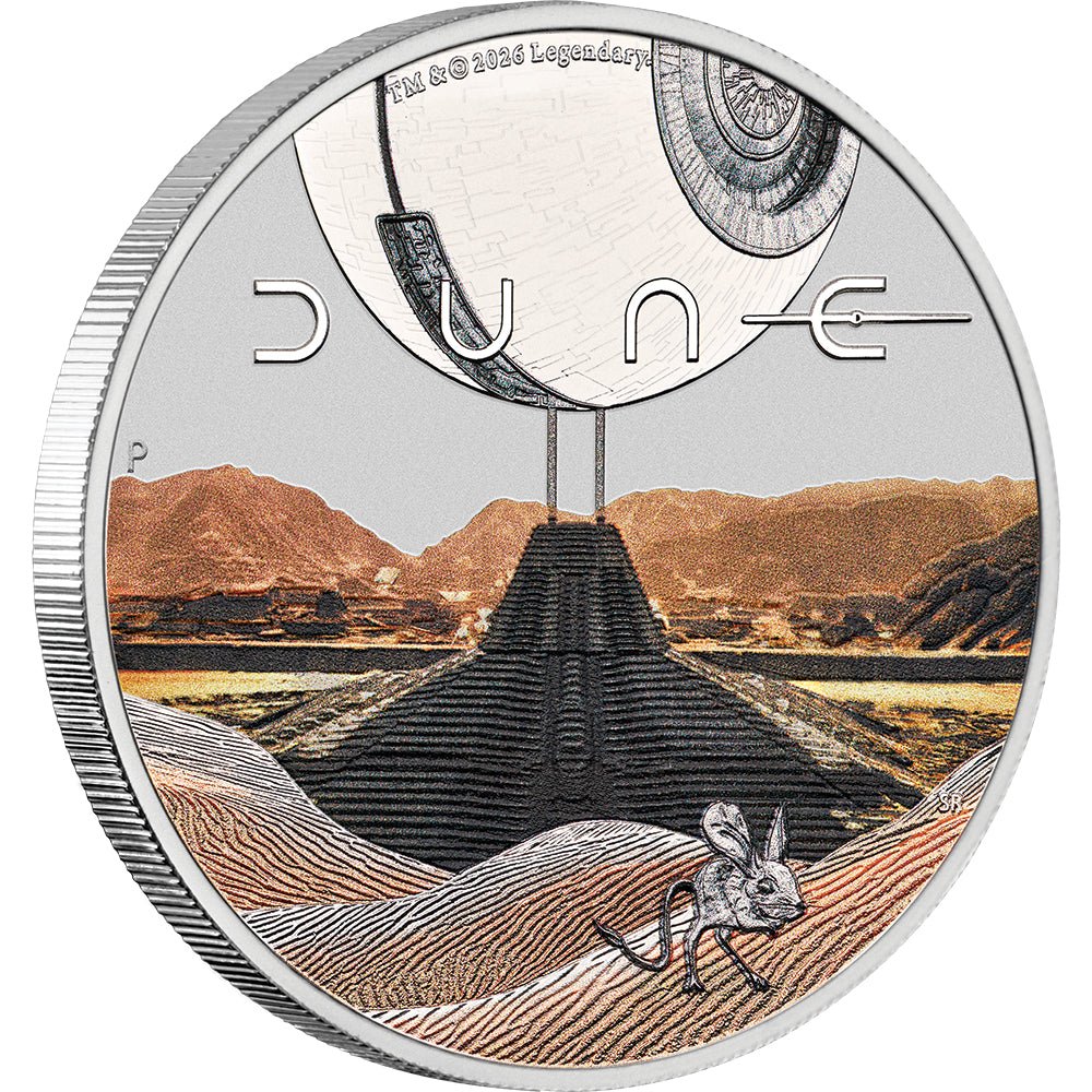 2026 DUNE 1oz Silver Coloured Coin